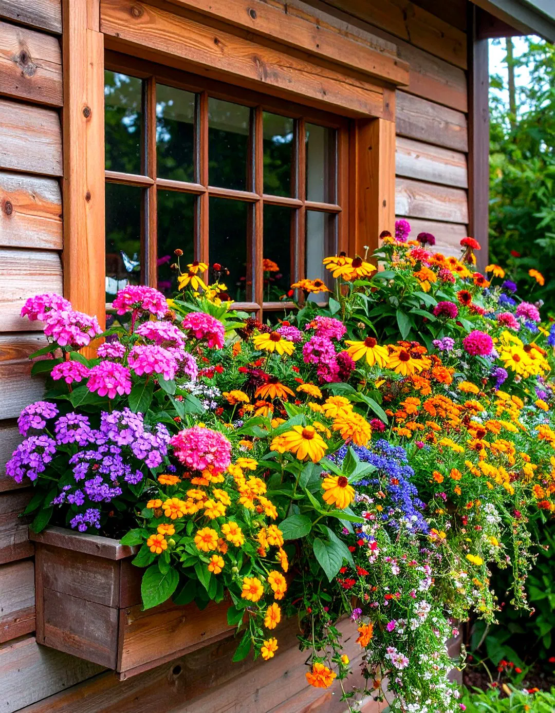 Butterfly Garden Window Box