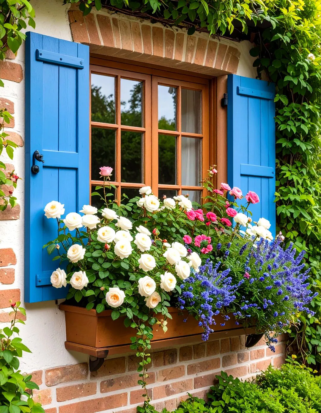 Rose Garden Window Box