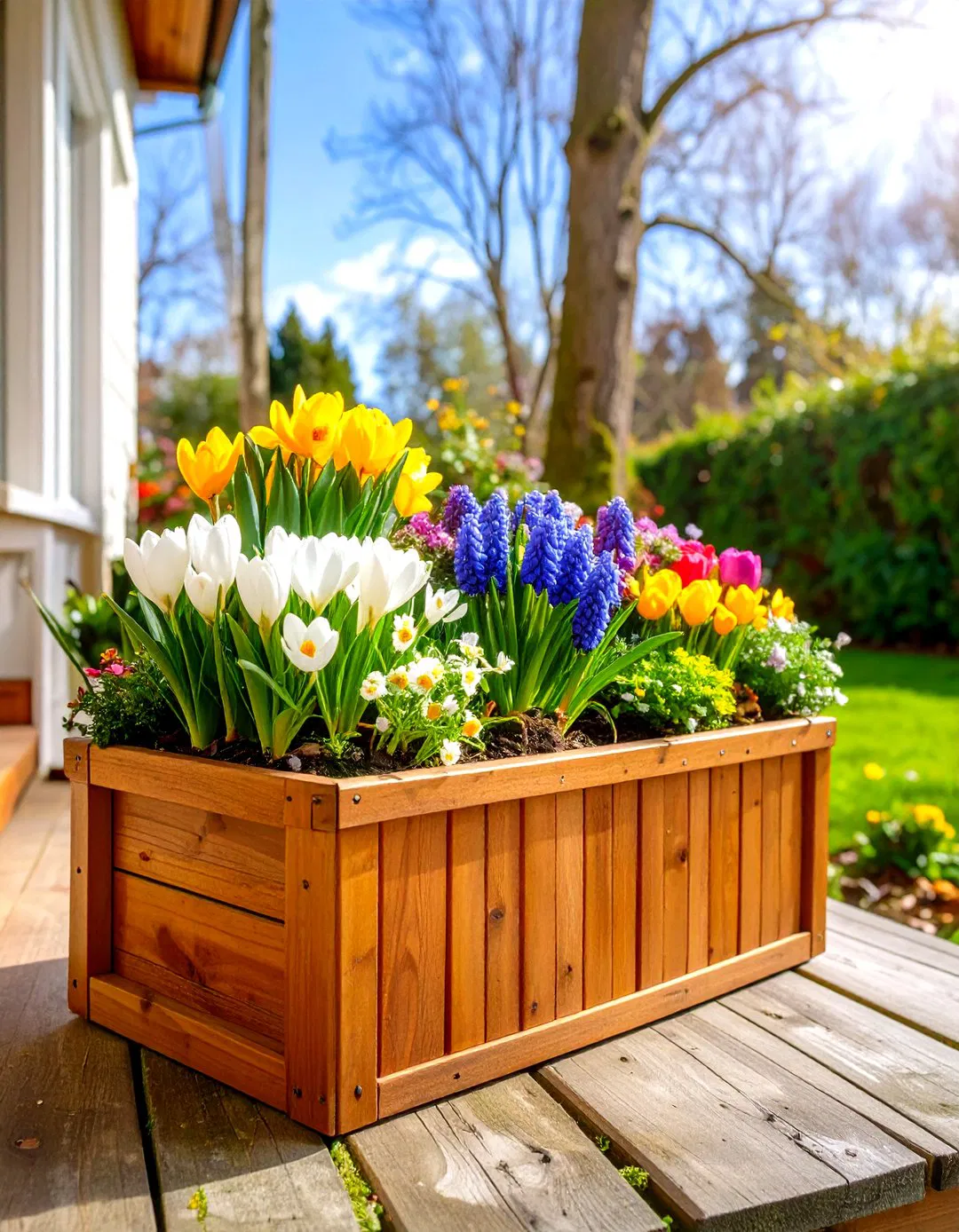 Spring Bulb Spectacular Window Box