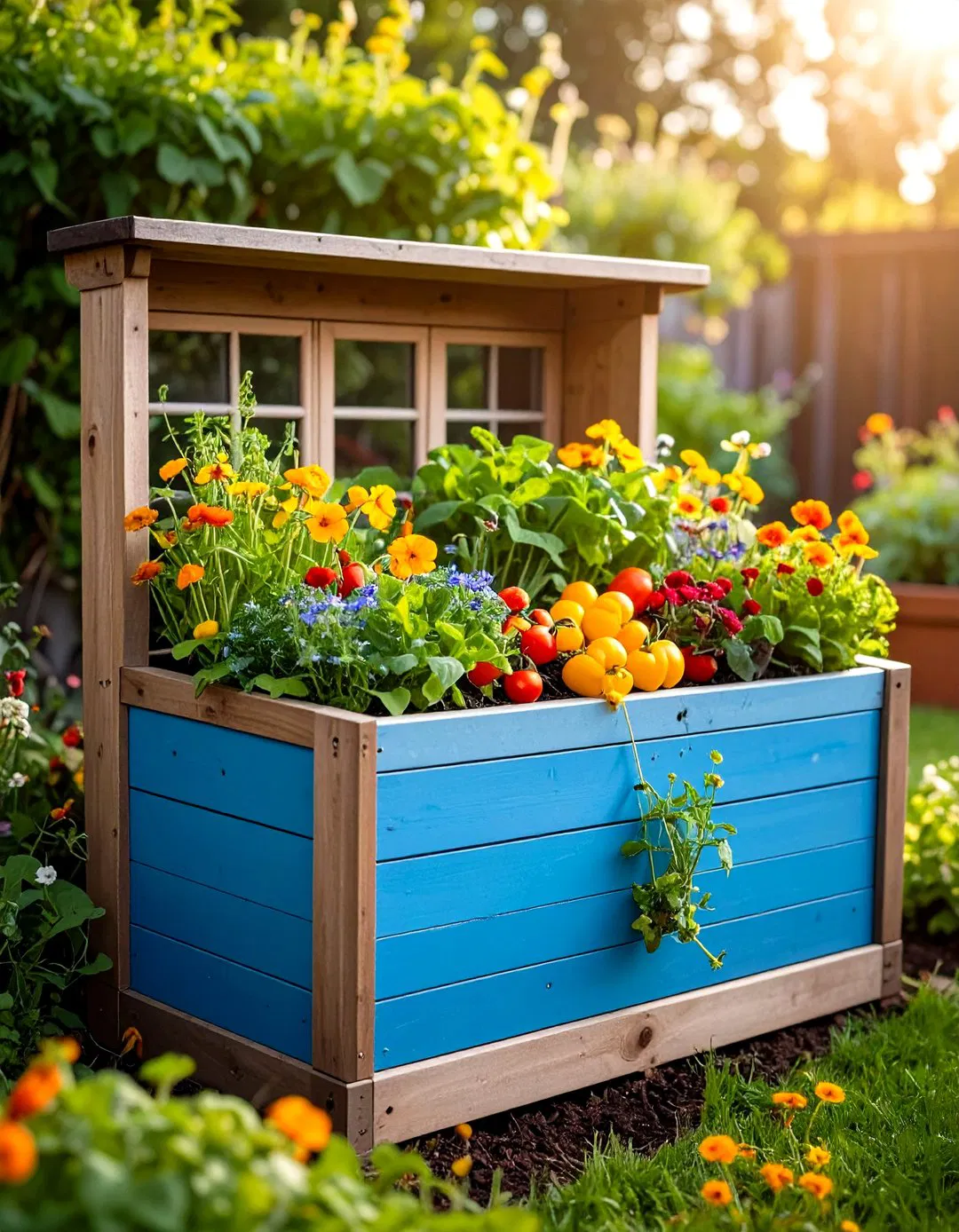 Cottage Vegetable Window Box