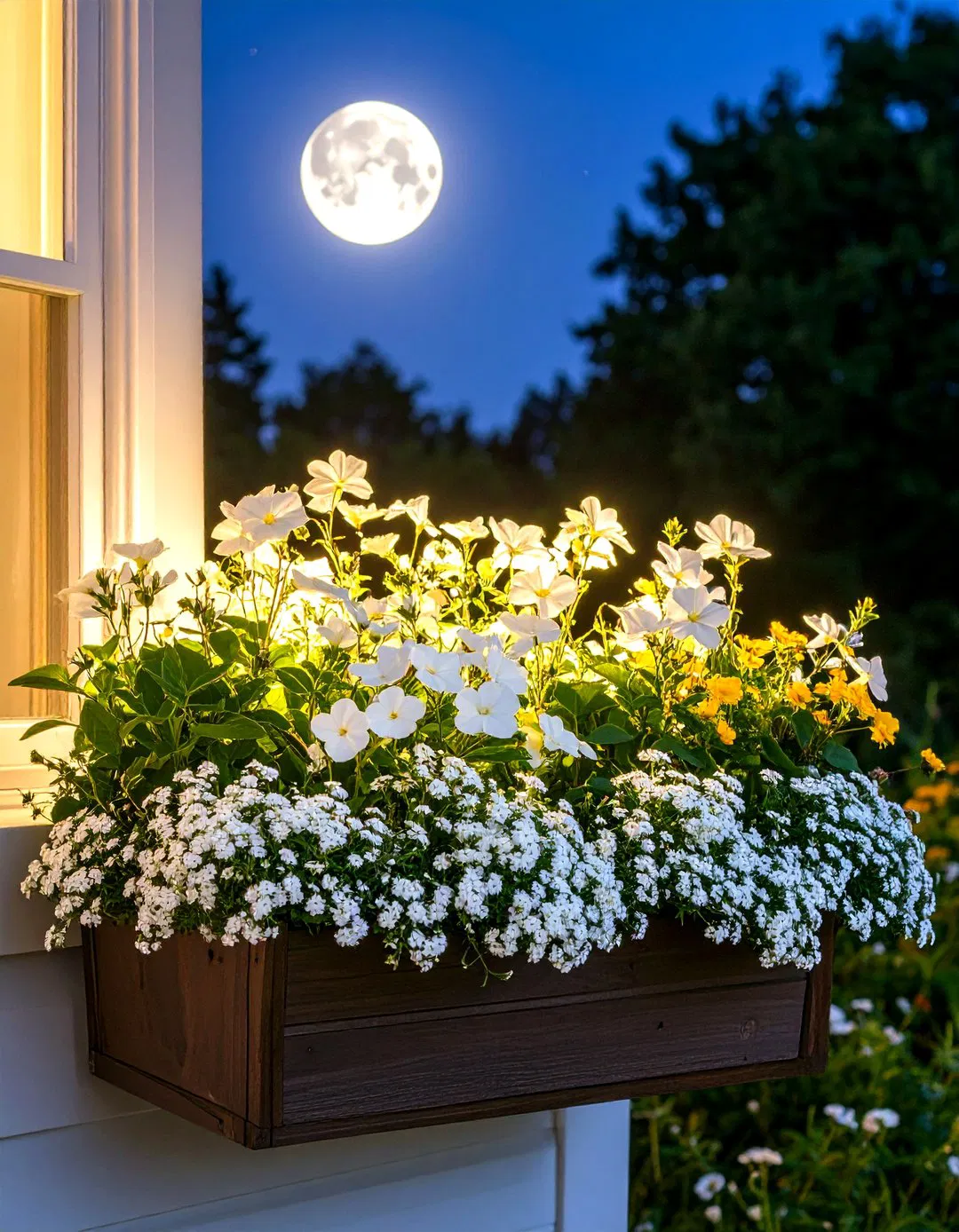Moonlight Garden Window Box