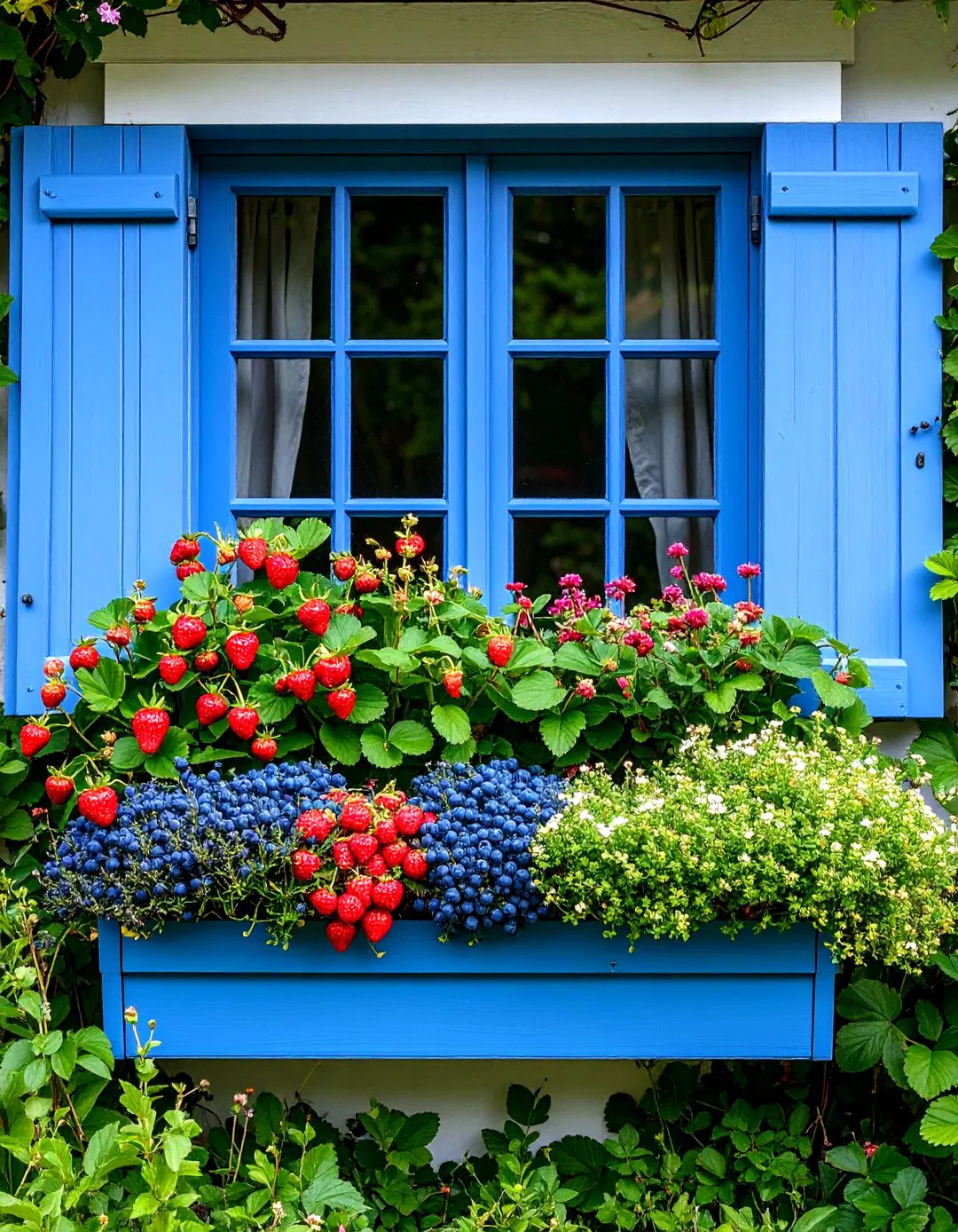 Cottage Berry Window Box