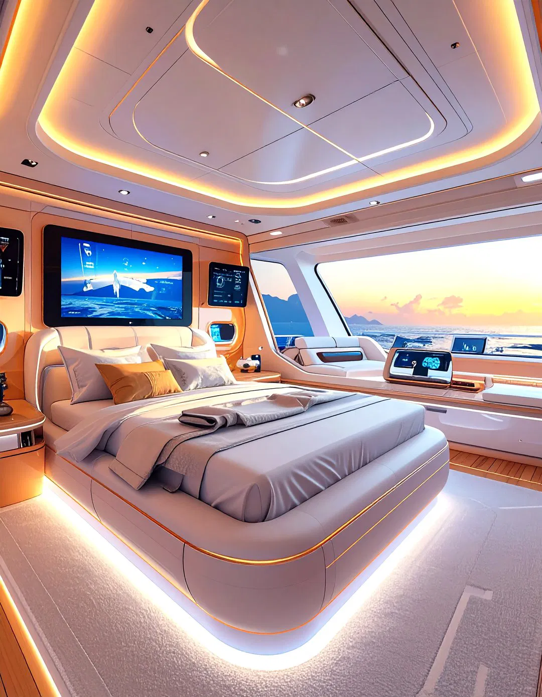 High-Tech Smart Bedroom Suite