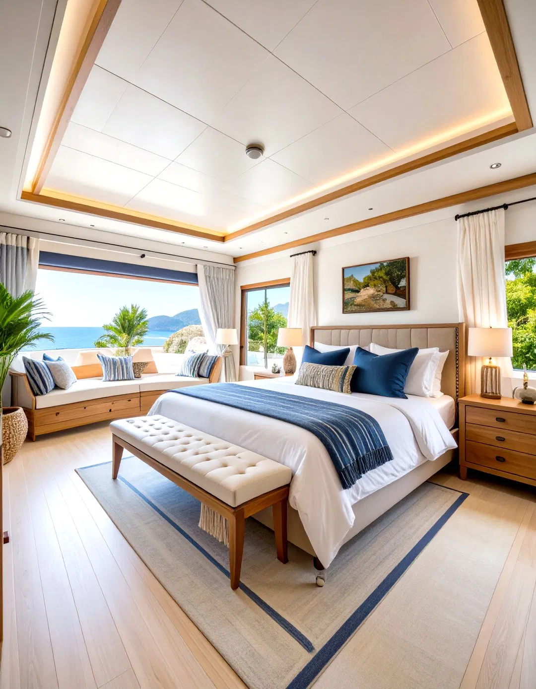 Mediterranean Villa Bedroom