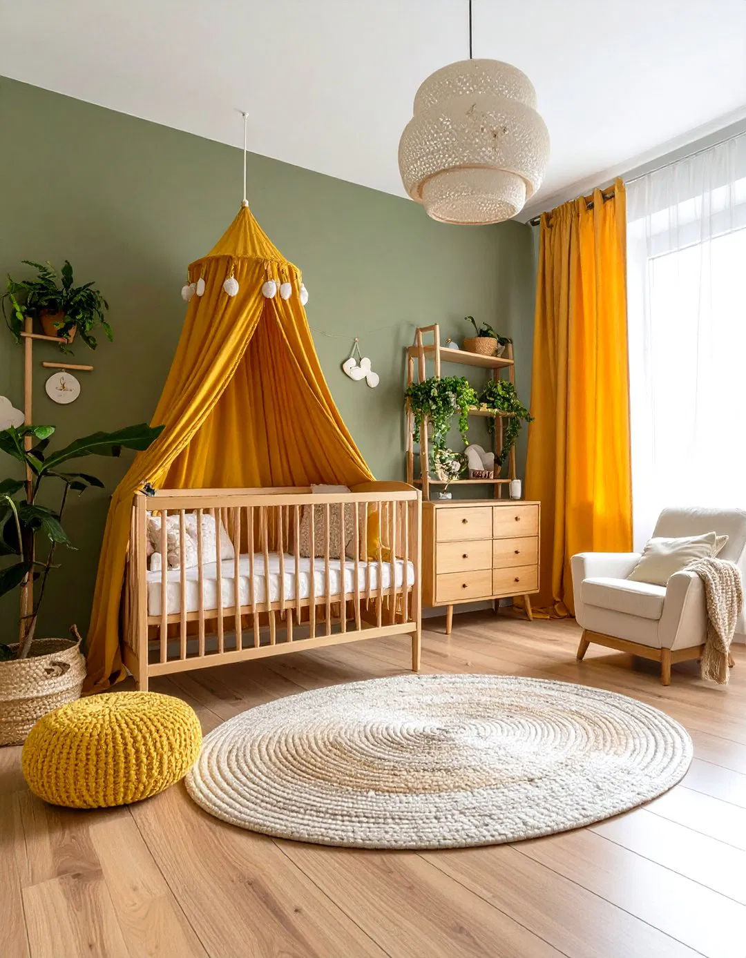 Mustard Yellow and Sage Green Combination