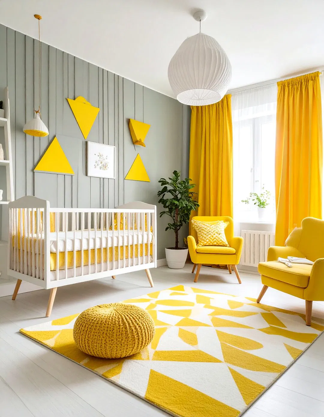 Geometric Yellow Pattern Play