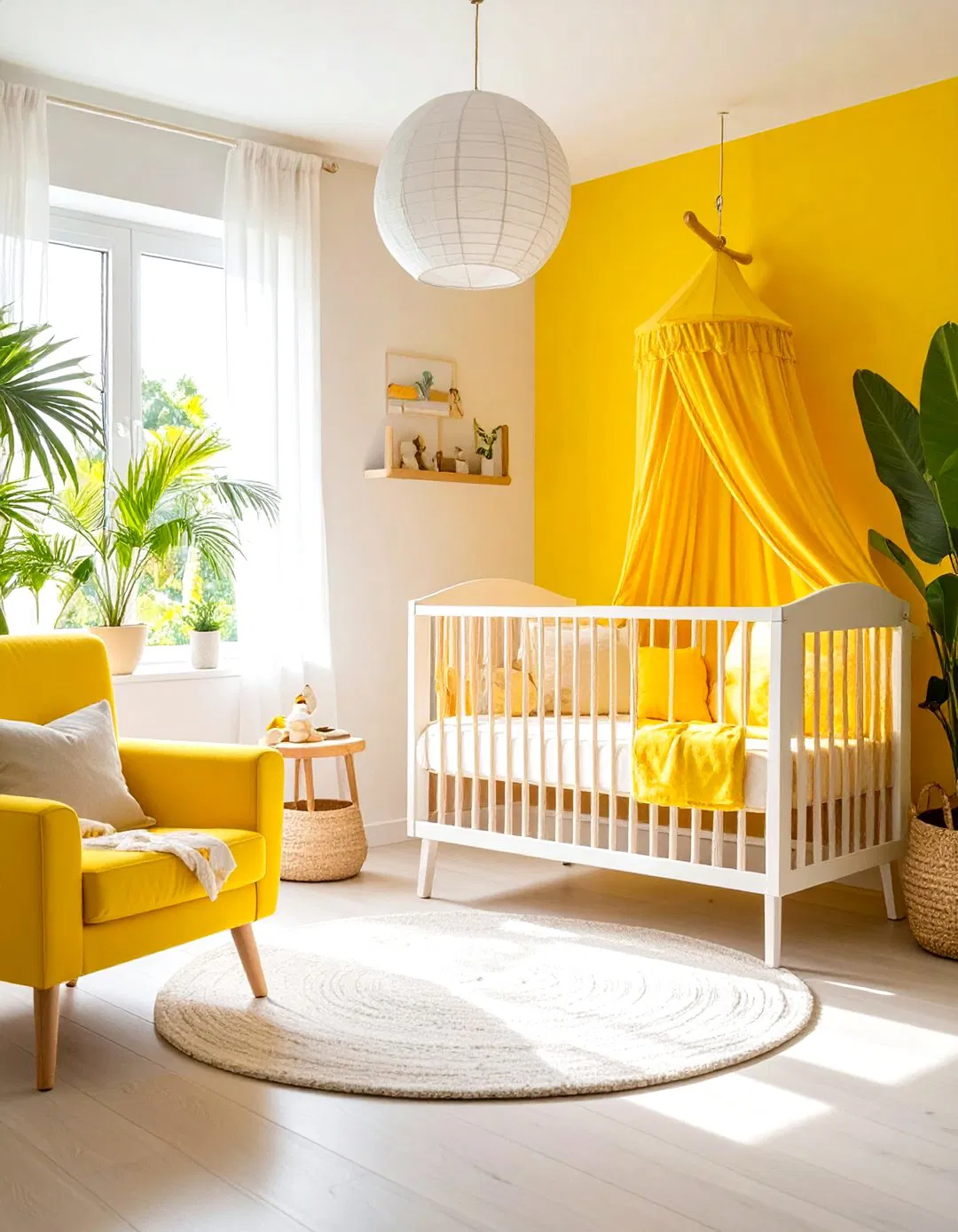 Sunshine Yellow Tropical Paradise