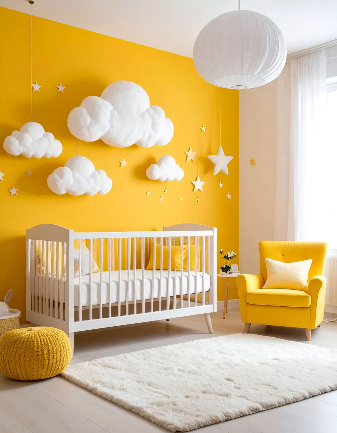 Soft Yellow Cloud Dream Theme