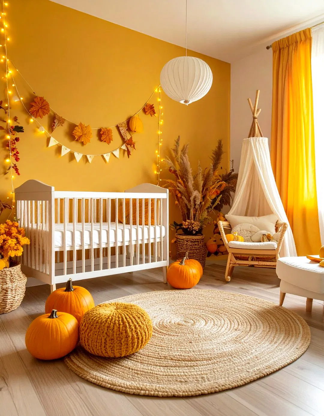 Warm Yellow Harvest Moon Theme
