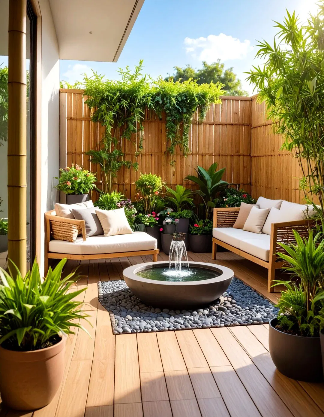 Urban Balcony Zen Oasis - Zen Garden Ideas