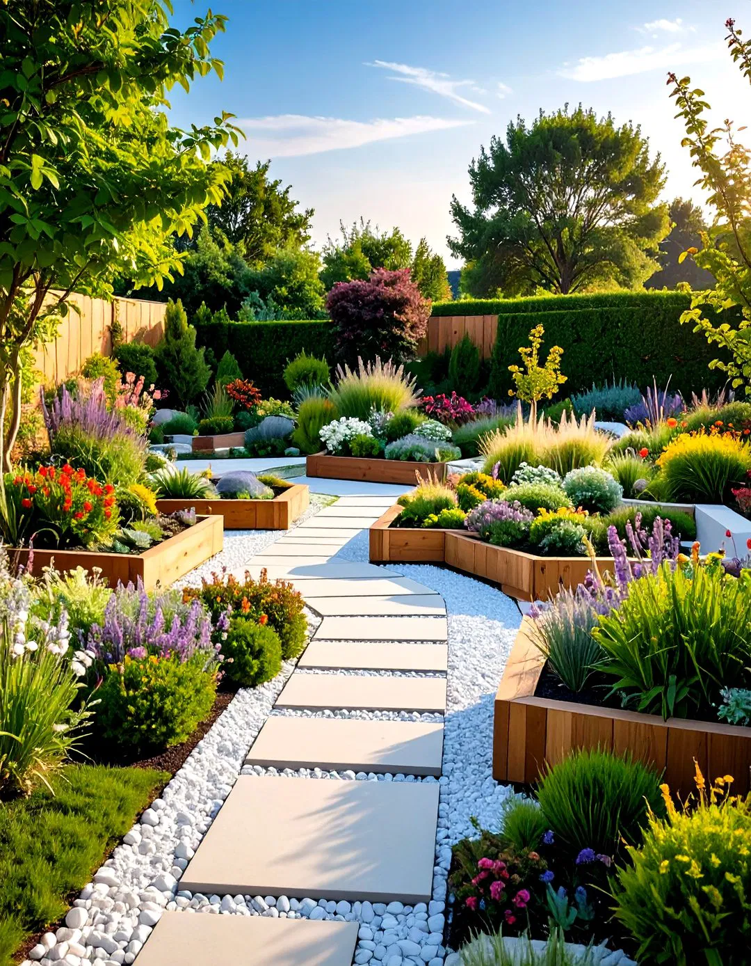 Contemporary Geometric Zen Garden - Zen Garden Ideas