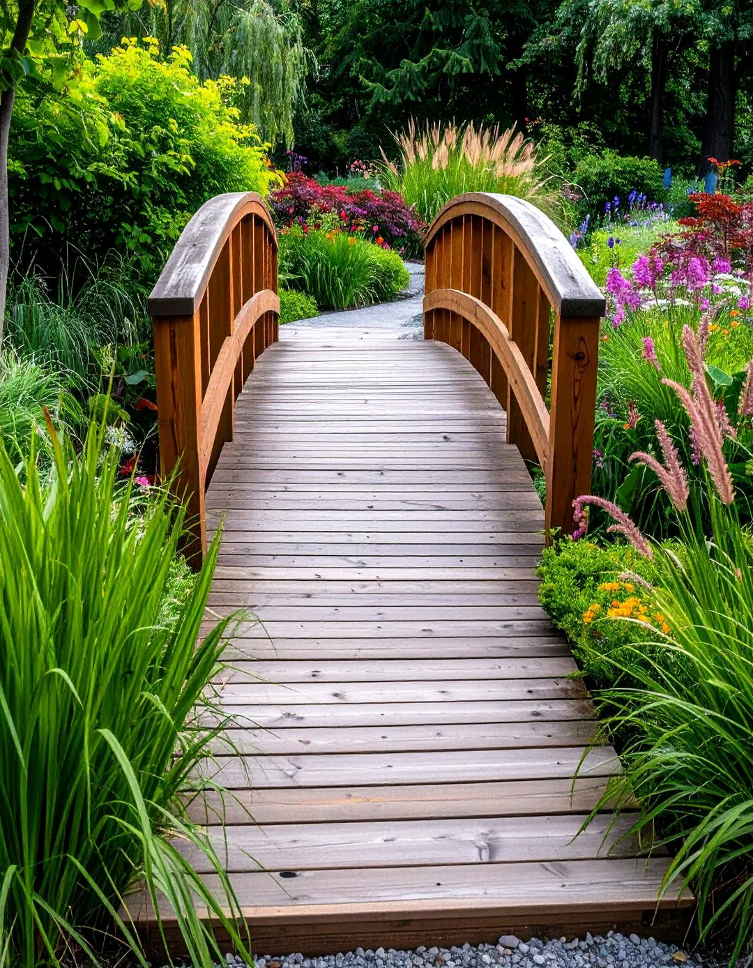 Bridge as a Symbolic Element - Zen Garden Ideas