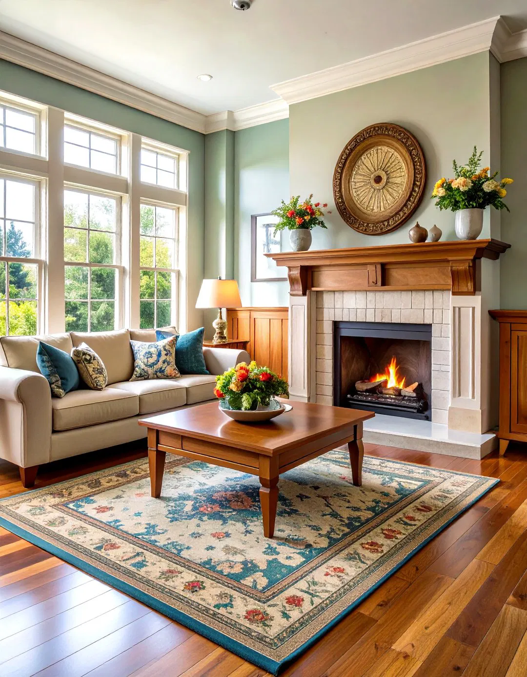 Craftsman Style Quarter Sawn Oak Mantel