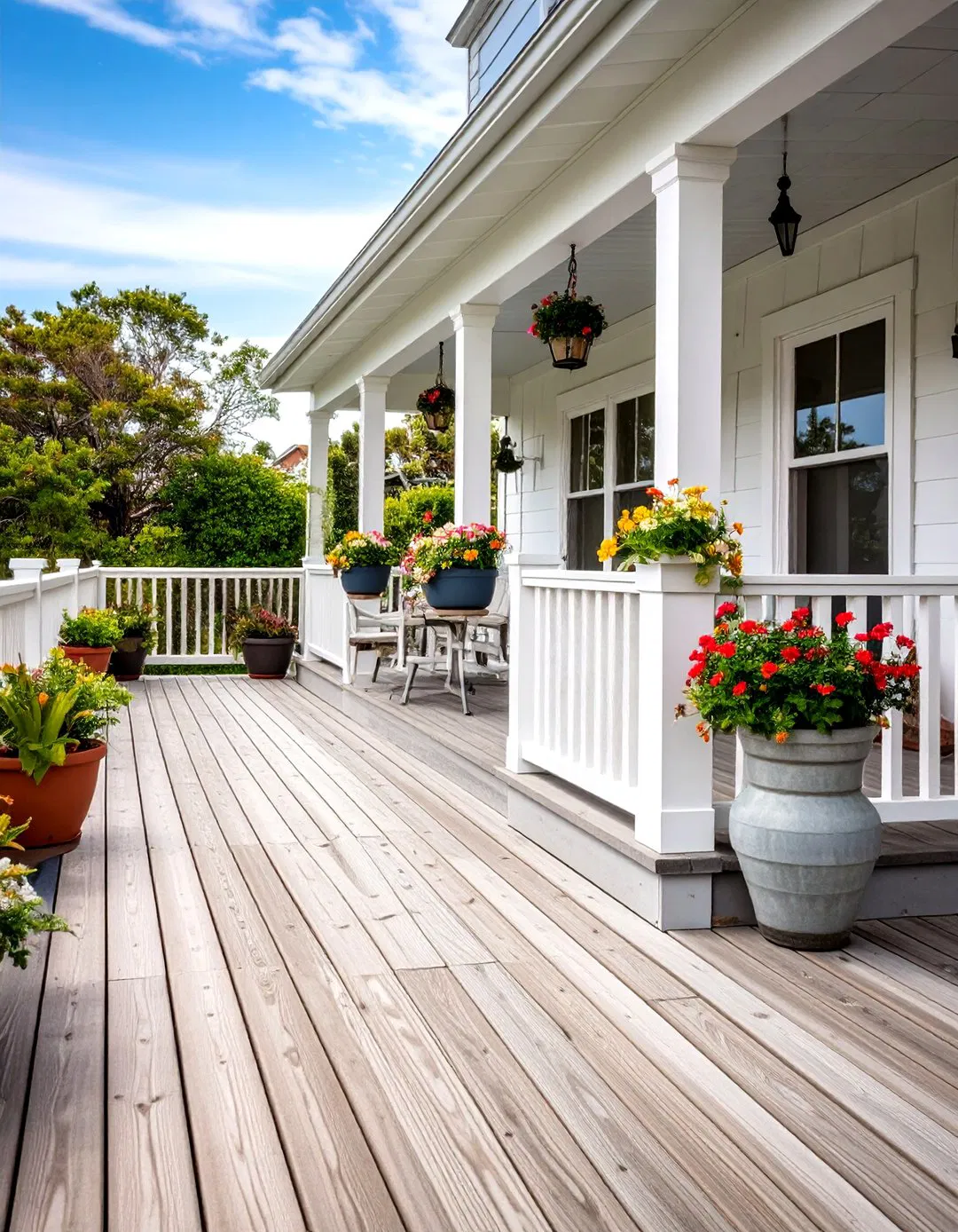 Coastal Weathered Wood Deck