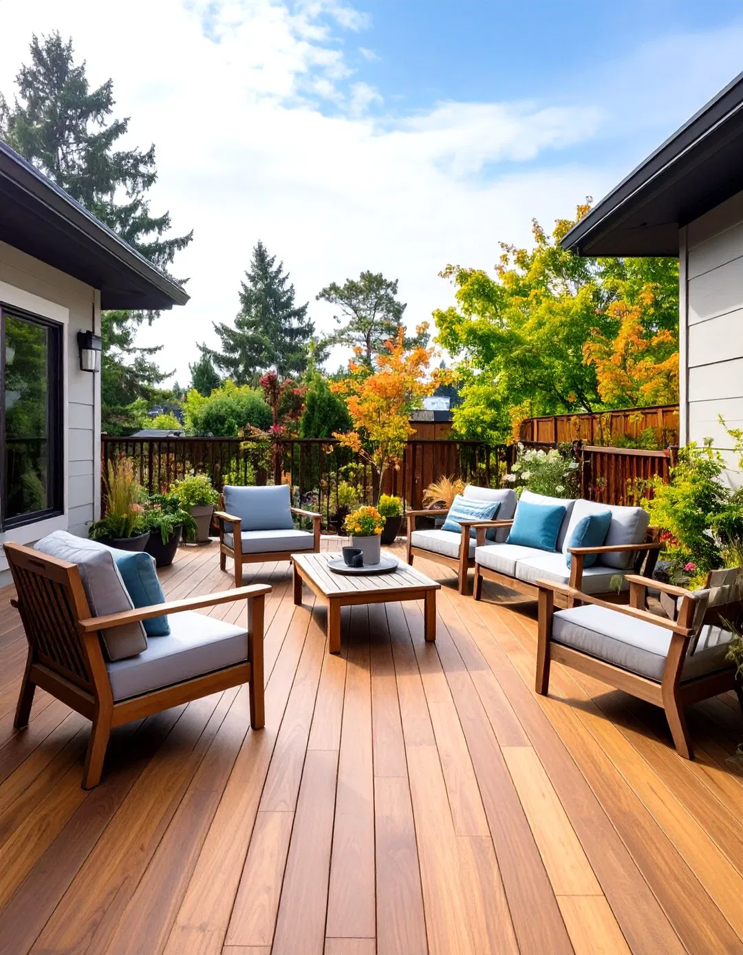 Two Tone Color Scheme Deck