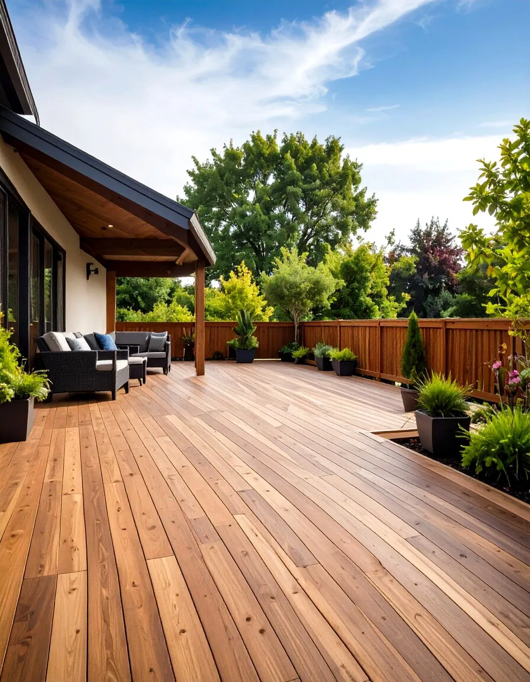 Composite Wood Hybrid Deck Solution