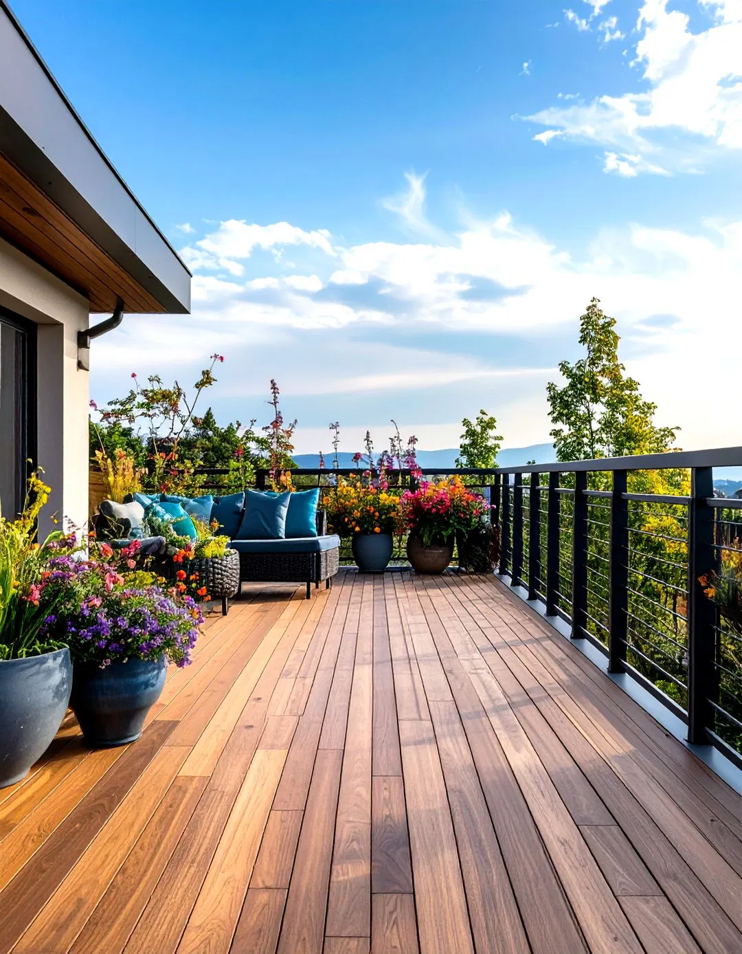 Custom Railing Artistic Deck