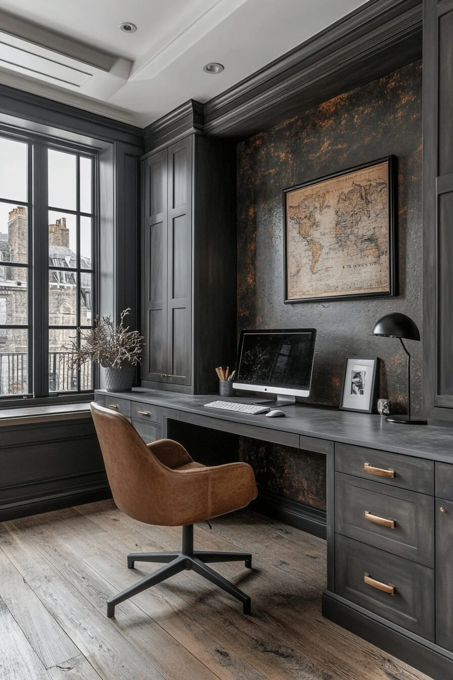 Minimalist Home Office with Matte Minimalism