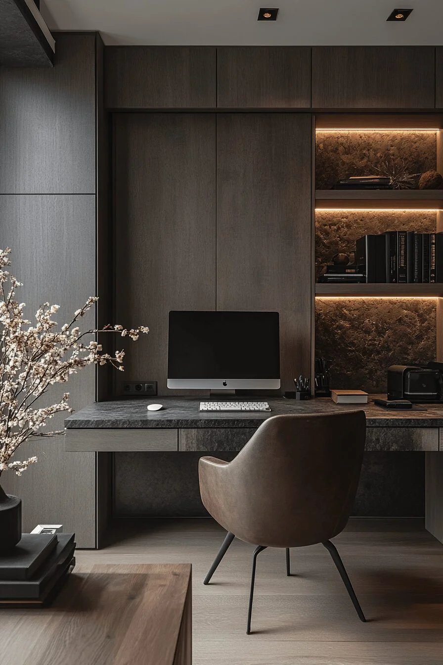 Minimalist Home Office as a Focused Sanctuary
