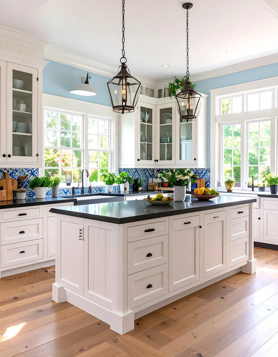 Cottage Style Kitchen with Beadboard Details