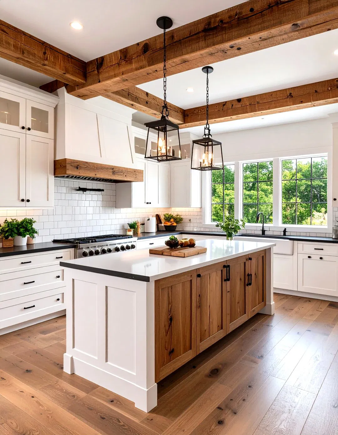 Farmhouse Kitchen with Apron Sink