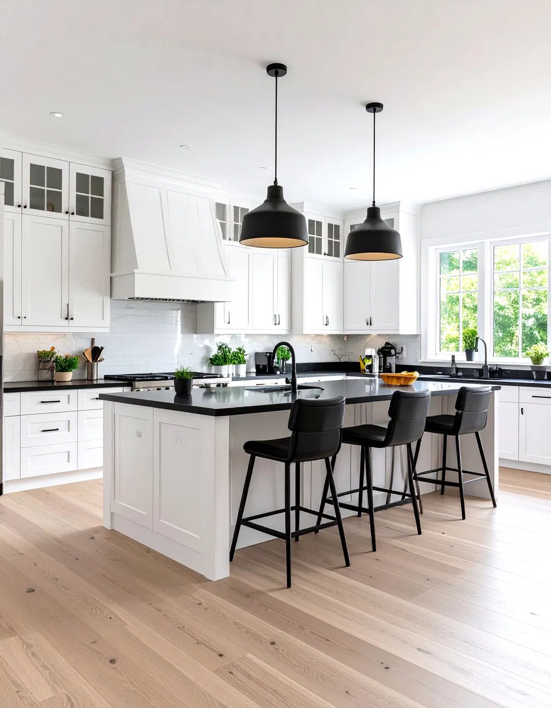 Open Concept Kitchen with Living Space Integration