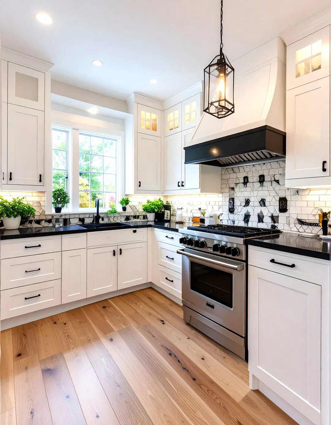 Modern Galley Kitchen Maximizing Space