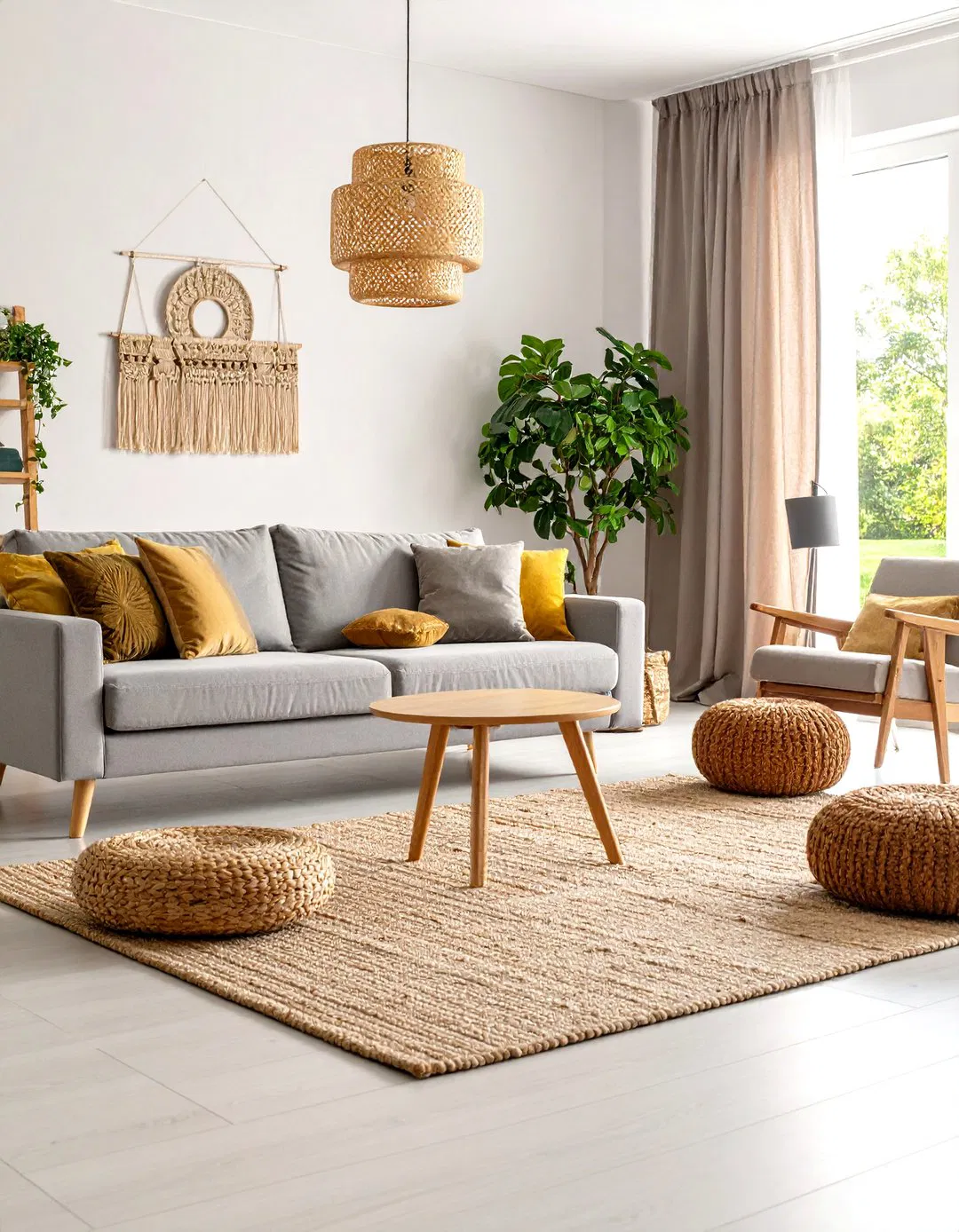 Beige Area Rug Grey Sofa Combinations