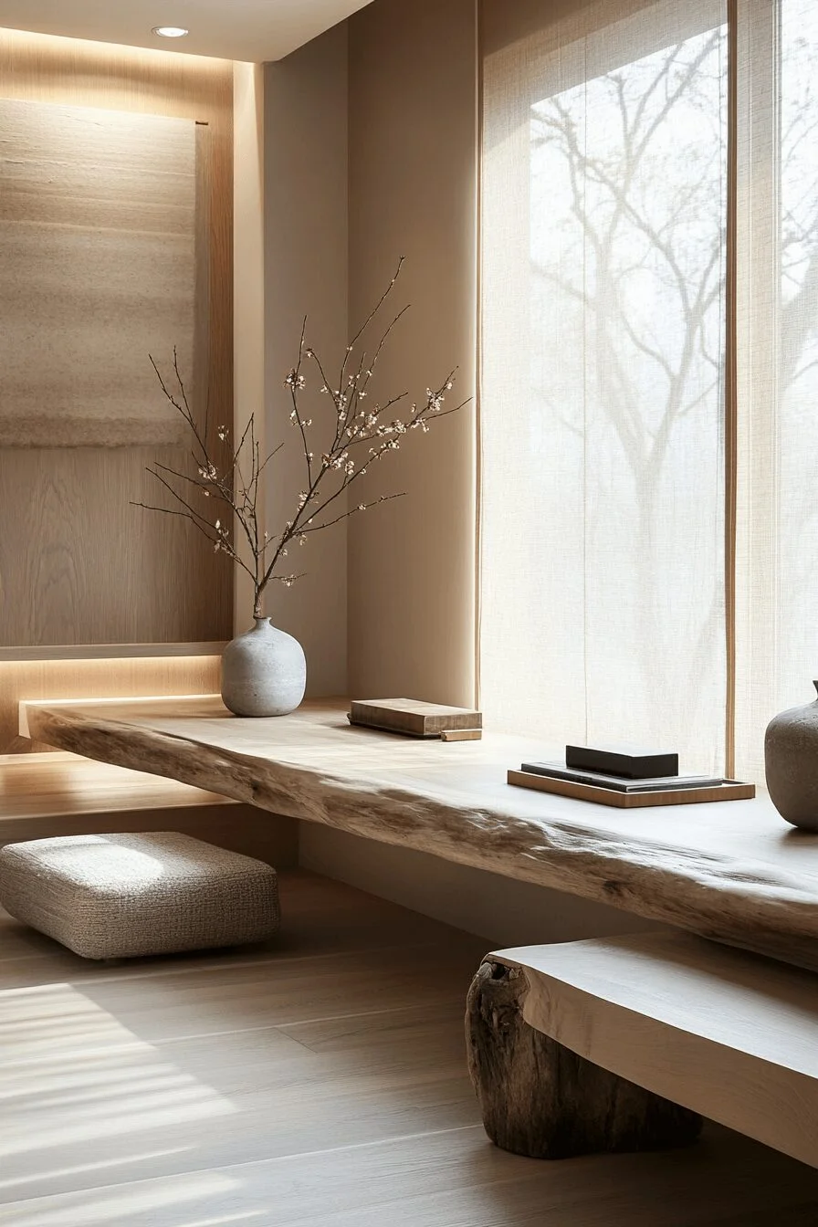 Quiet Japandi Home Office