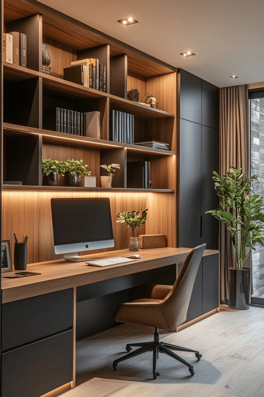 Japandi Office with Matte Harmony