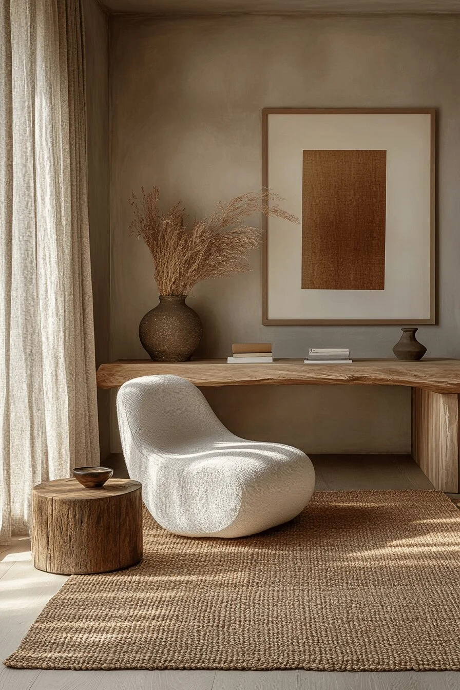 Layered Japandi Office