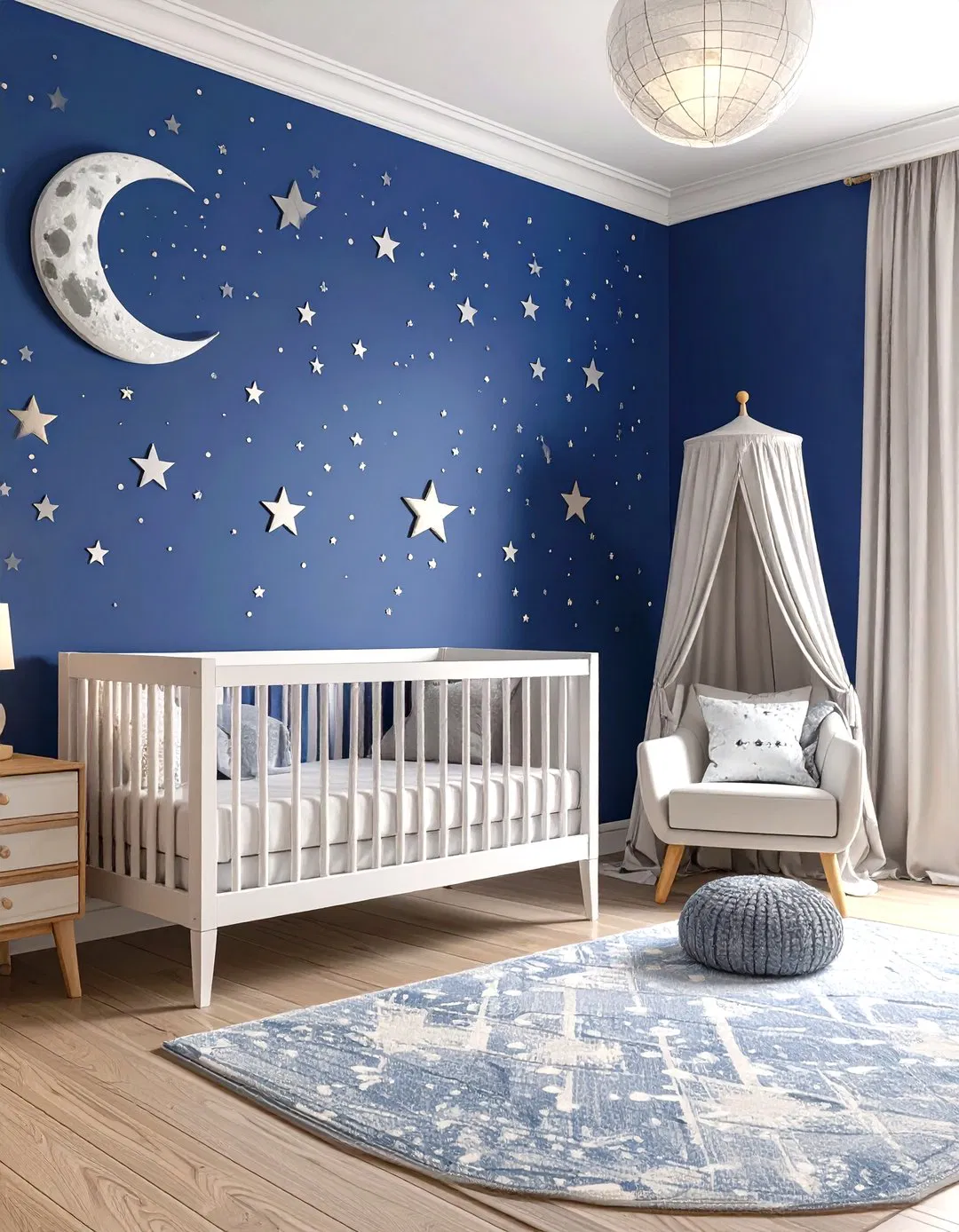 Starry Night Sky Sanctuary Nursery