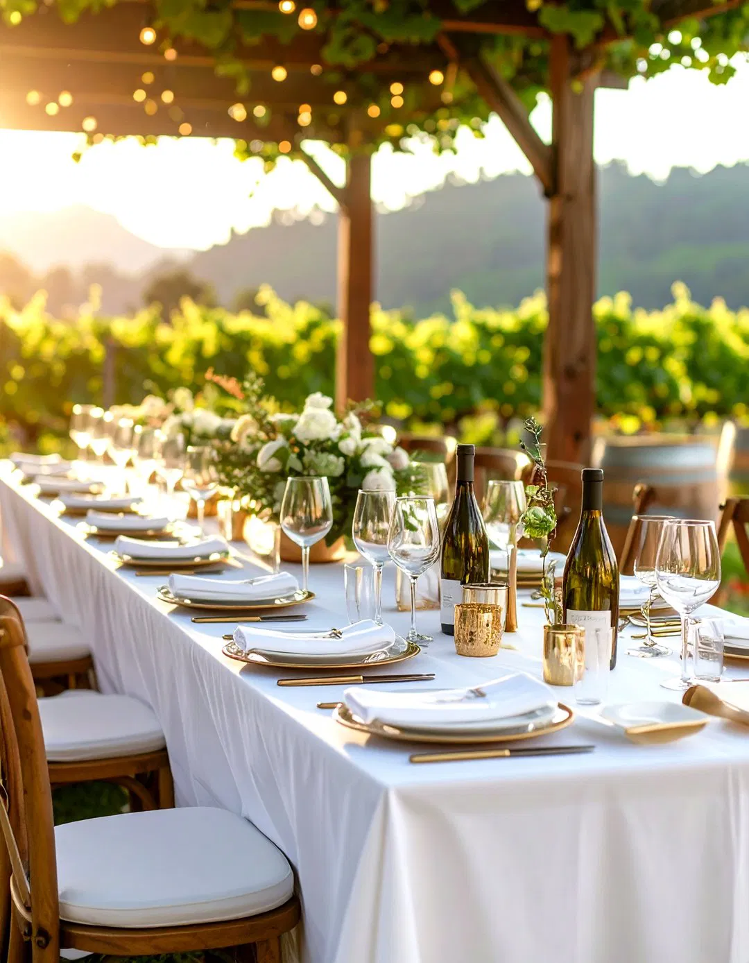 Elegant Winery Rehearsal Dinner