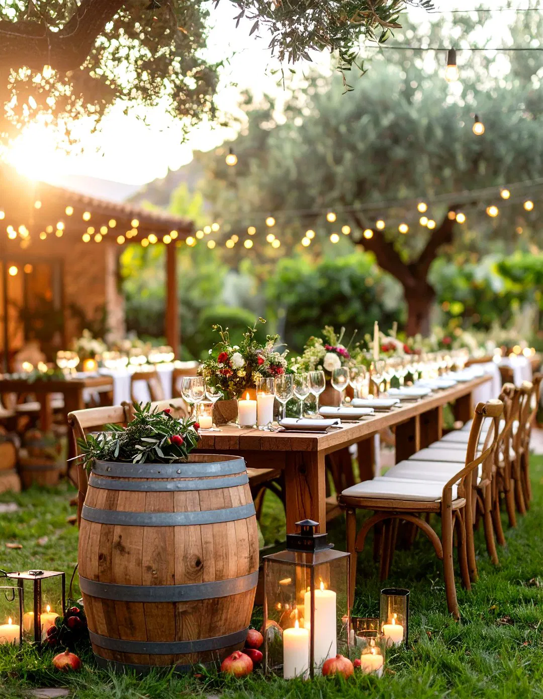 Italian Tuscan Theme Rehearsal Dinner