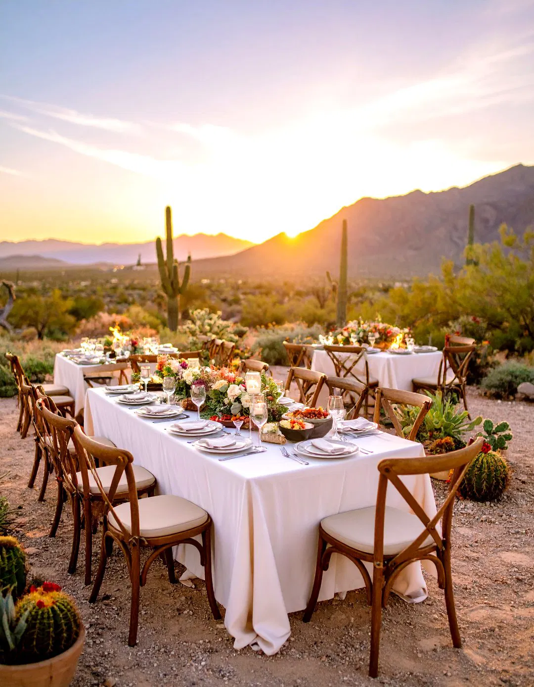 Desert Sunset Rehearsal Dinner