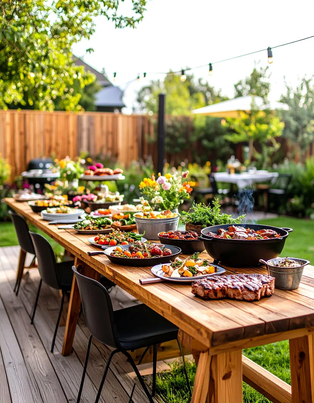 Country BBQ Reception Dining