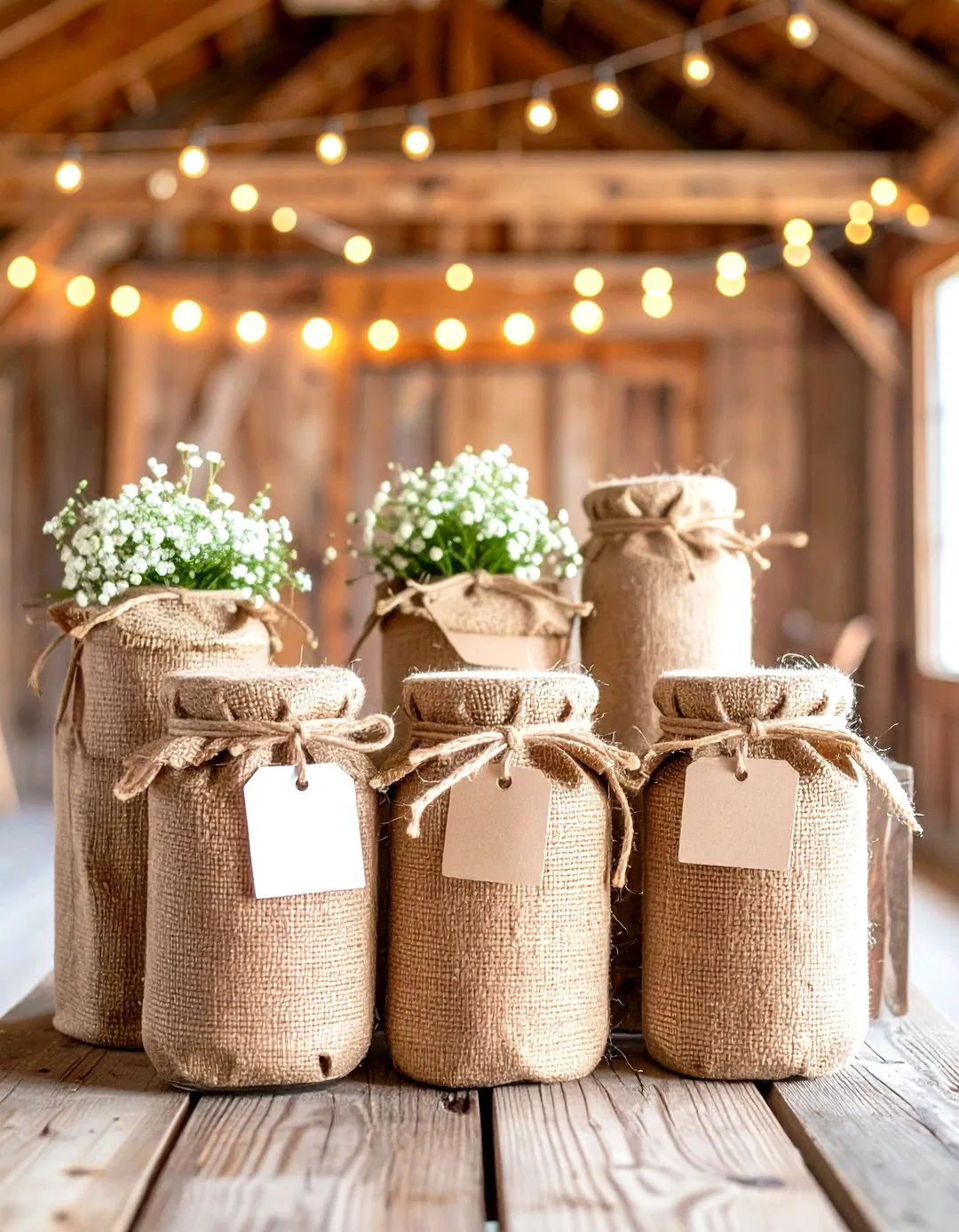 Rustic Wedding Koozies