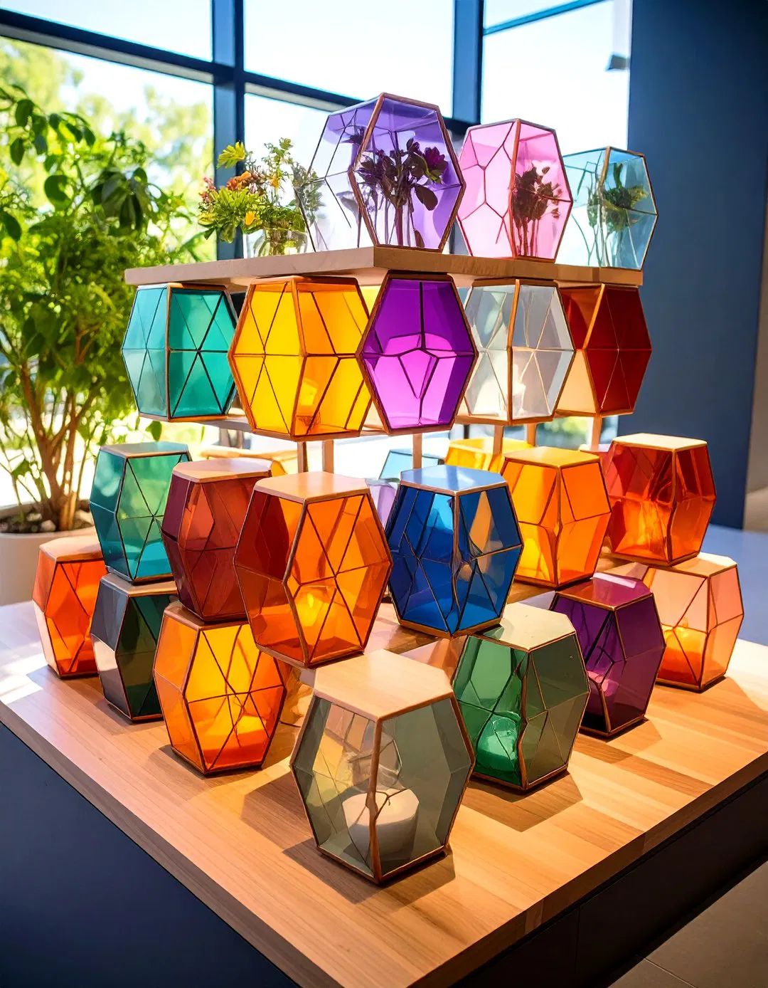 Geometric Modern Wedding Koozies