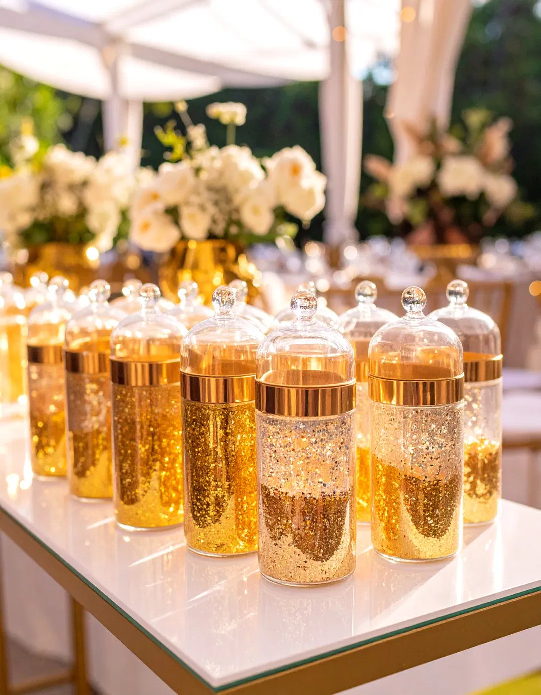 Glitter Sparkle Wedding Koozies