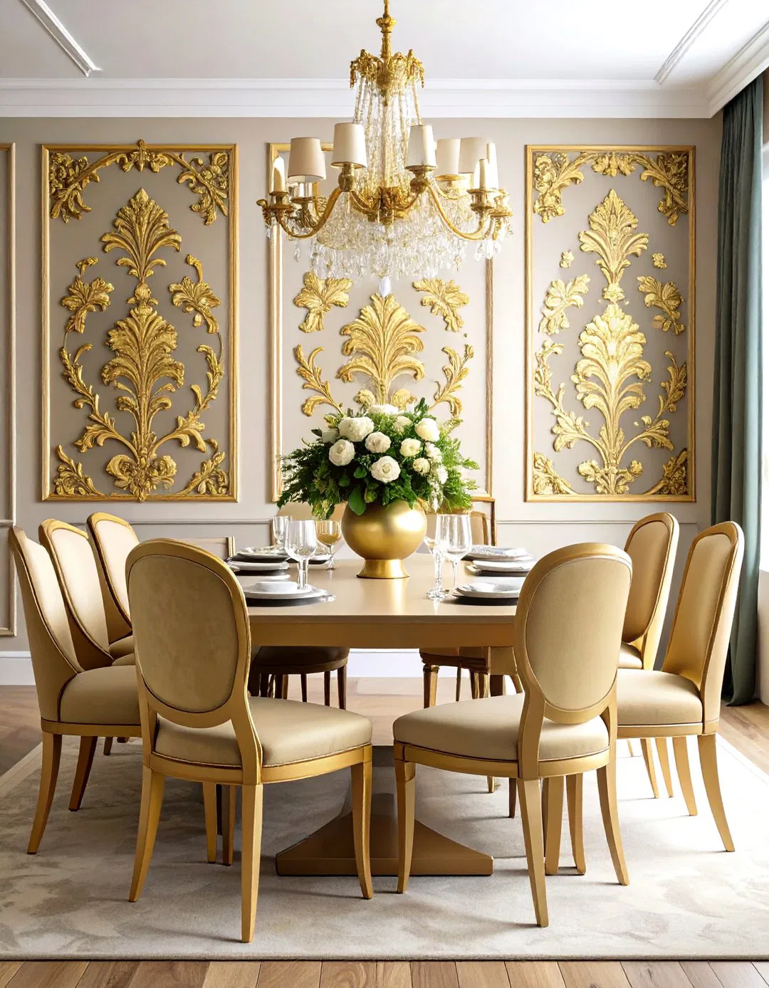 Heritage Damask Wall Murals