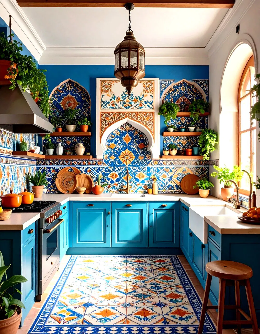 Moroccan Tile Pattern Wall Murals