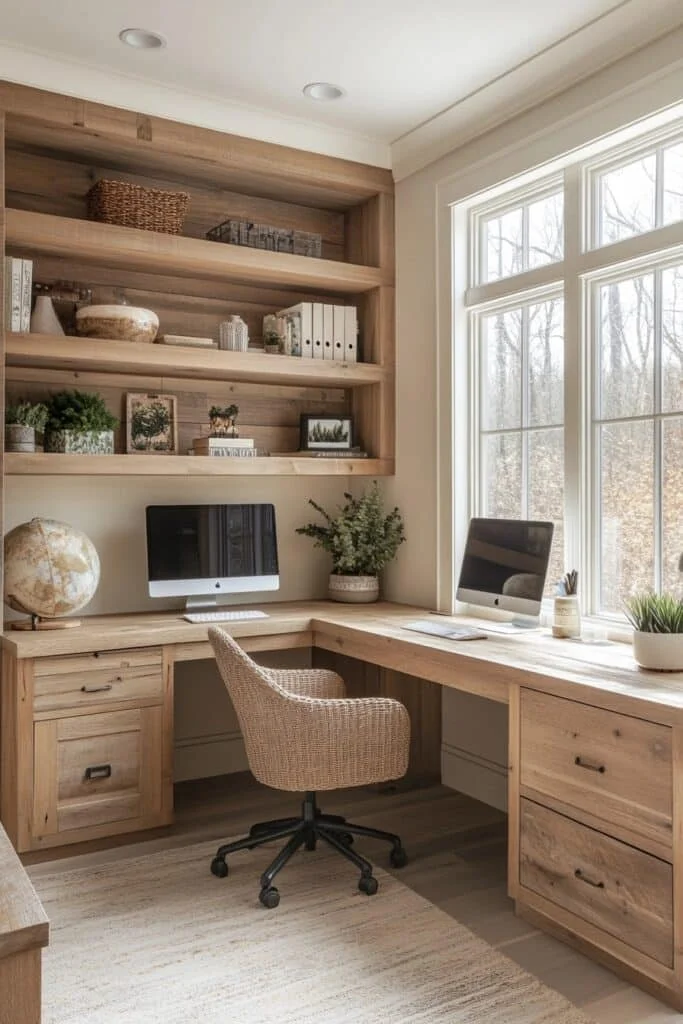 Custom-Fit Corner Dual Workspace