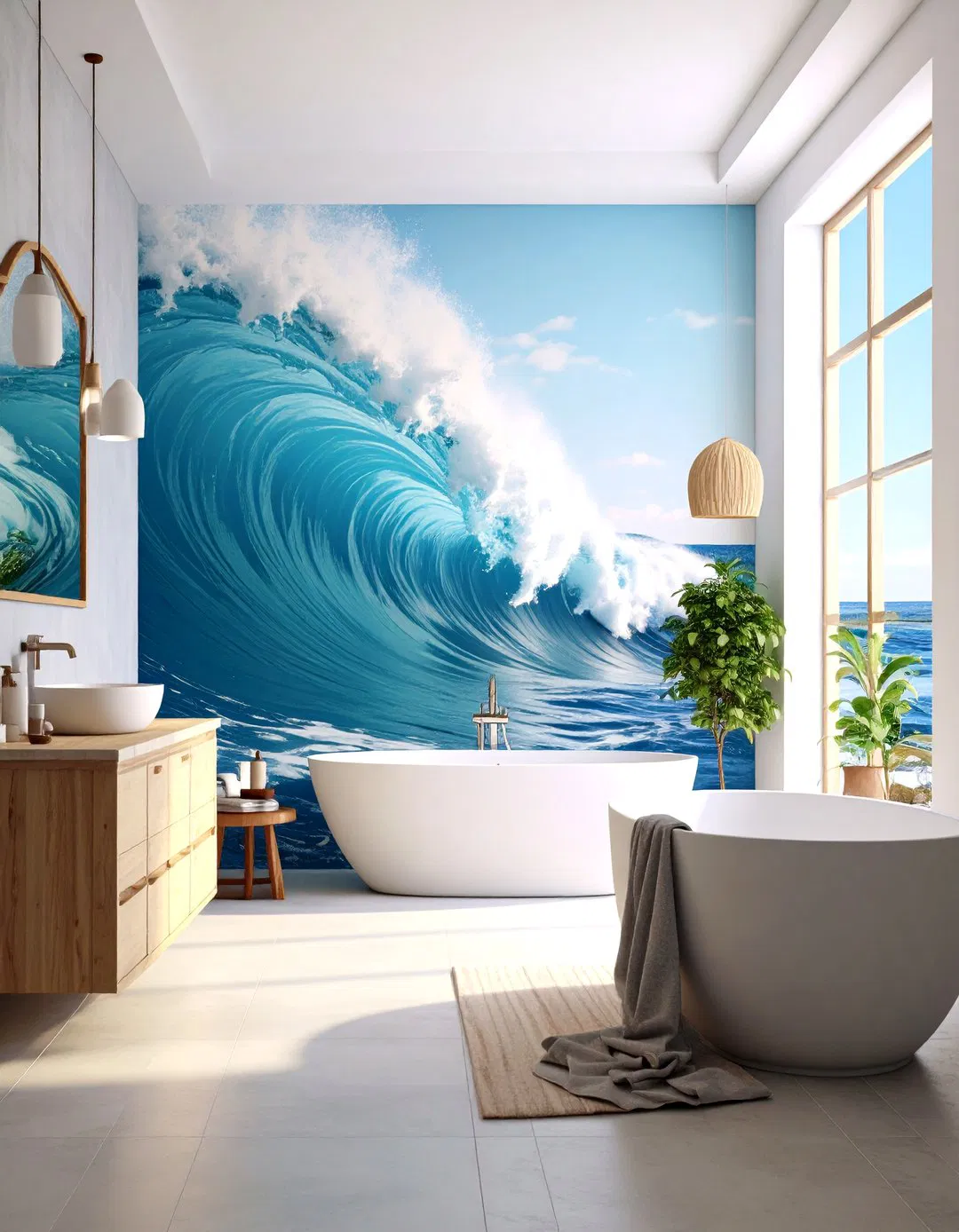 Ocean Wave Wall Murals