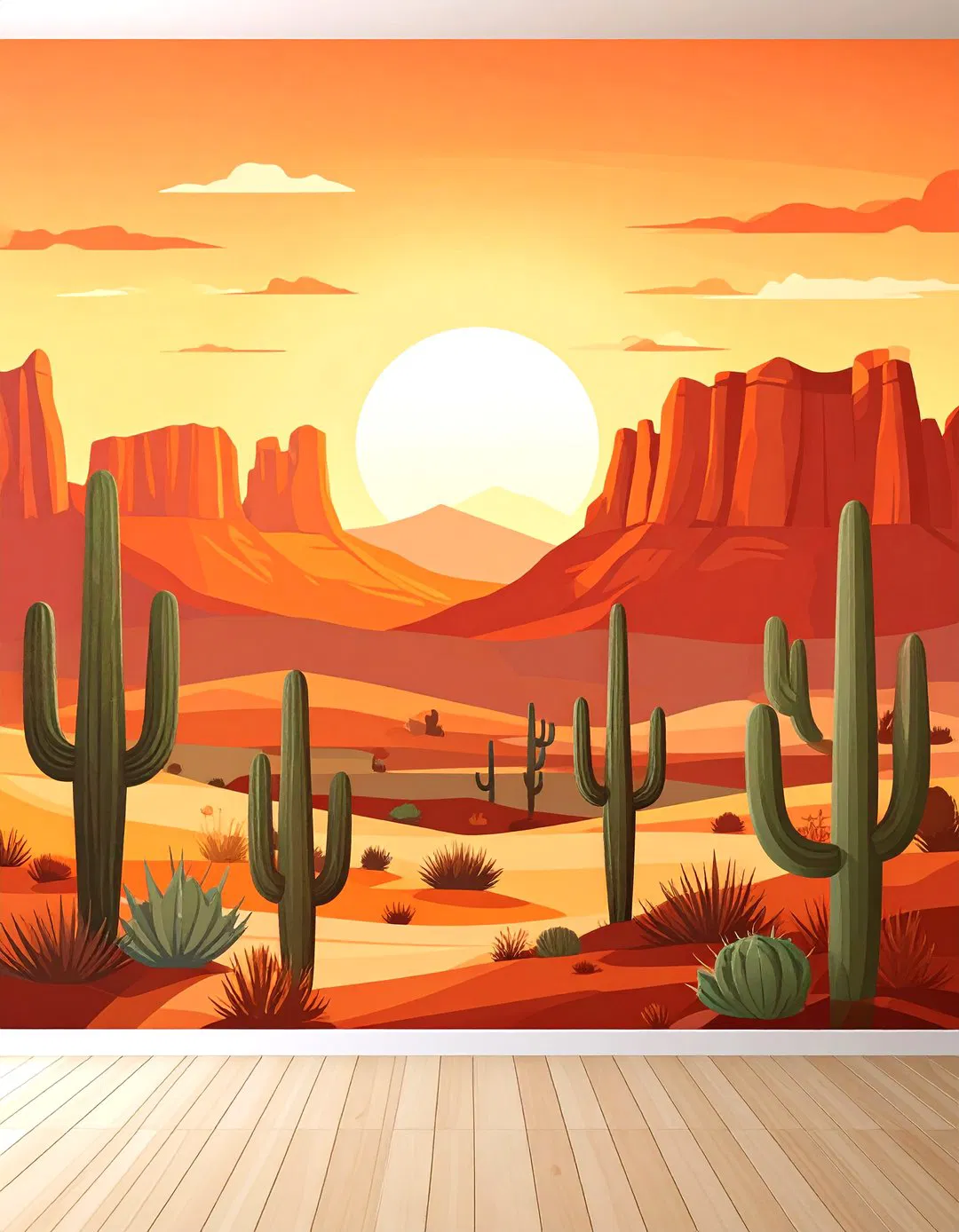 Desert Landscape Wall Murals