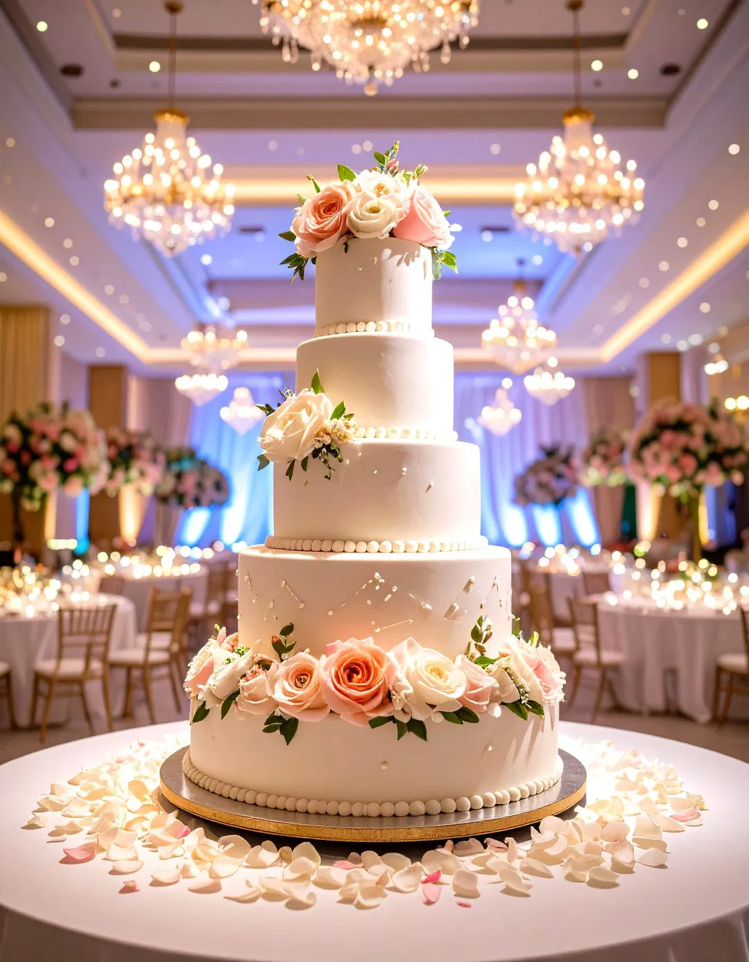 Sugar Flower Artistry Wedding Cakes