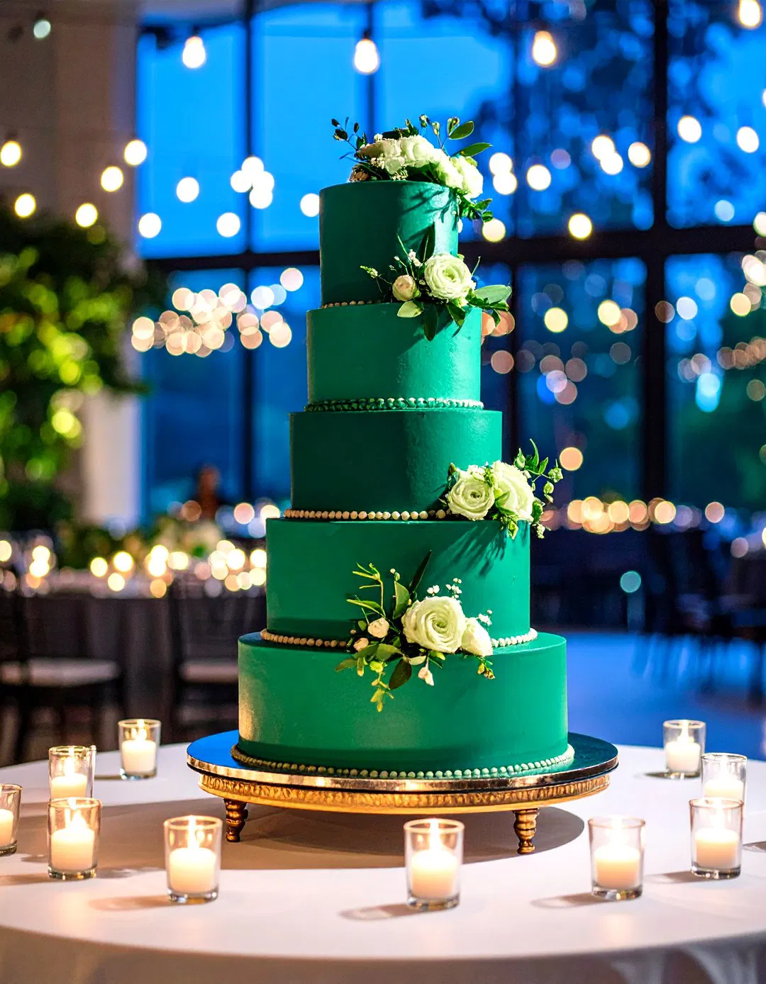 Bold Color Palette Wedding Cakes