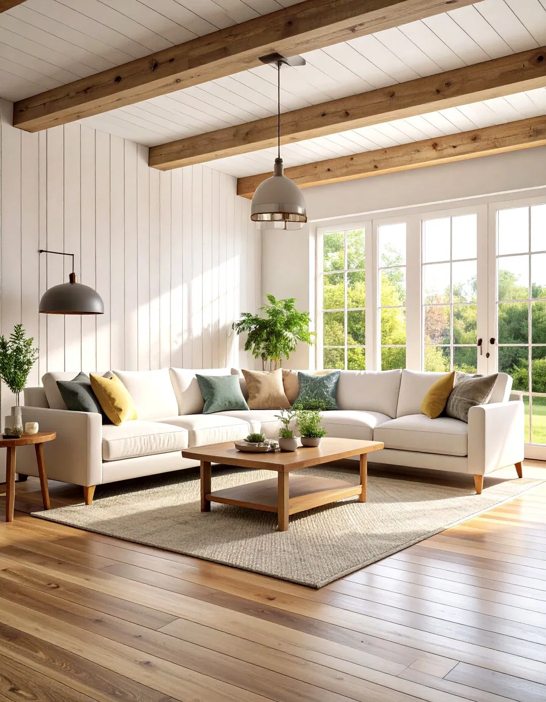 Horizontal Shiplap Boards - Farmhouse Style