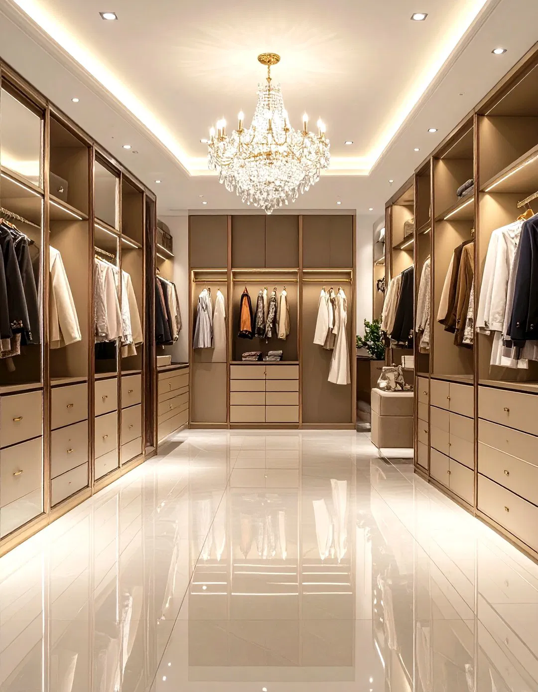 Mirror Panel Walls - Illusion of Space