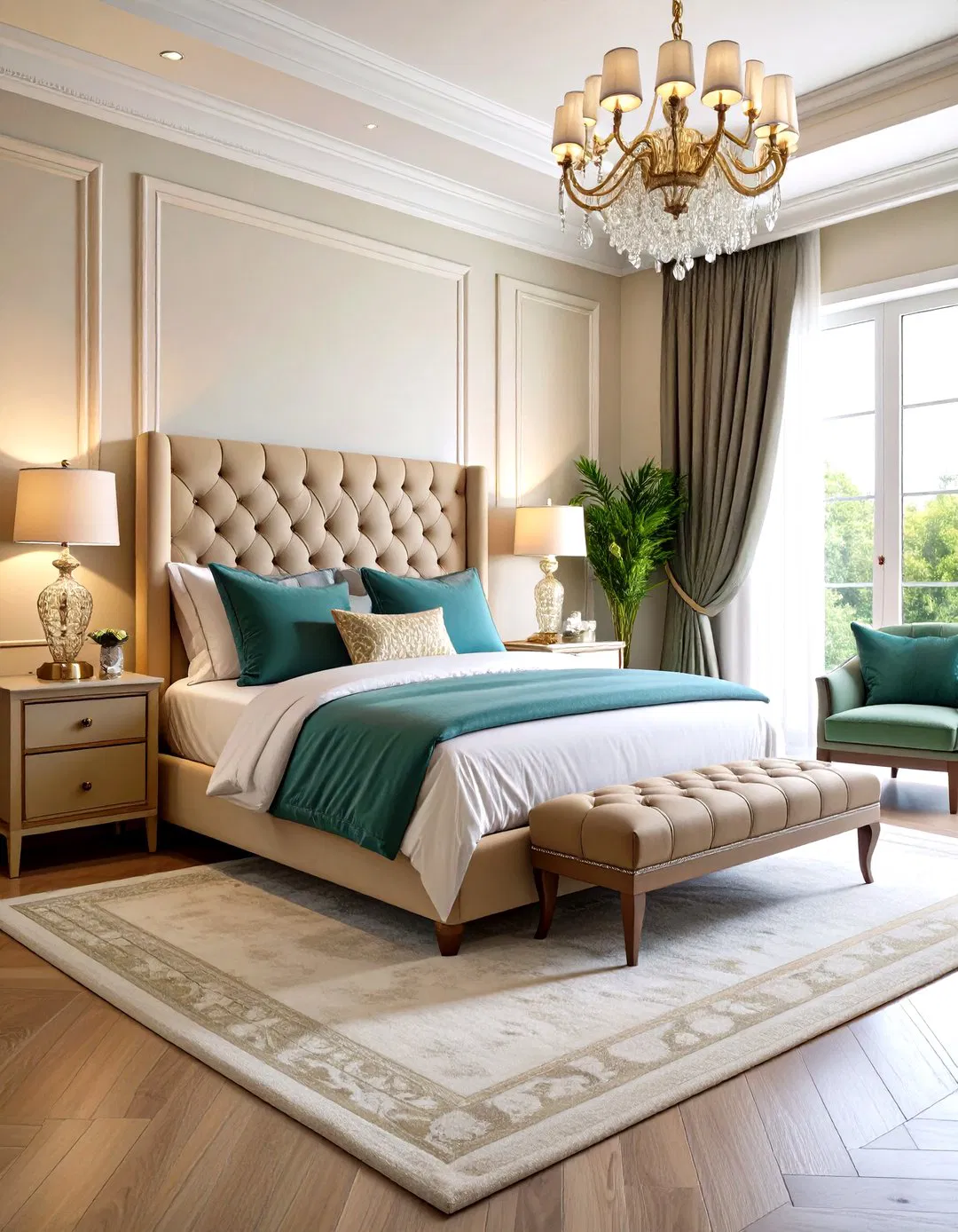 Tufted Upholstered Panels - Luxurious Wall Treatment