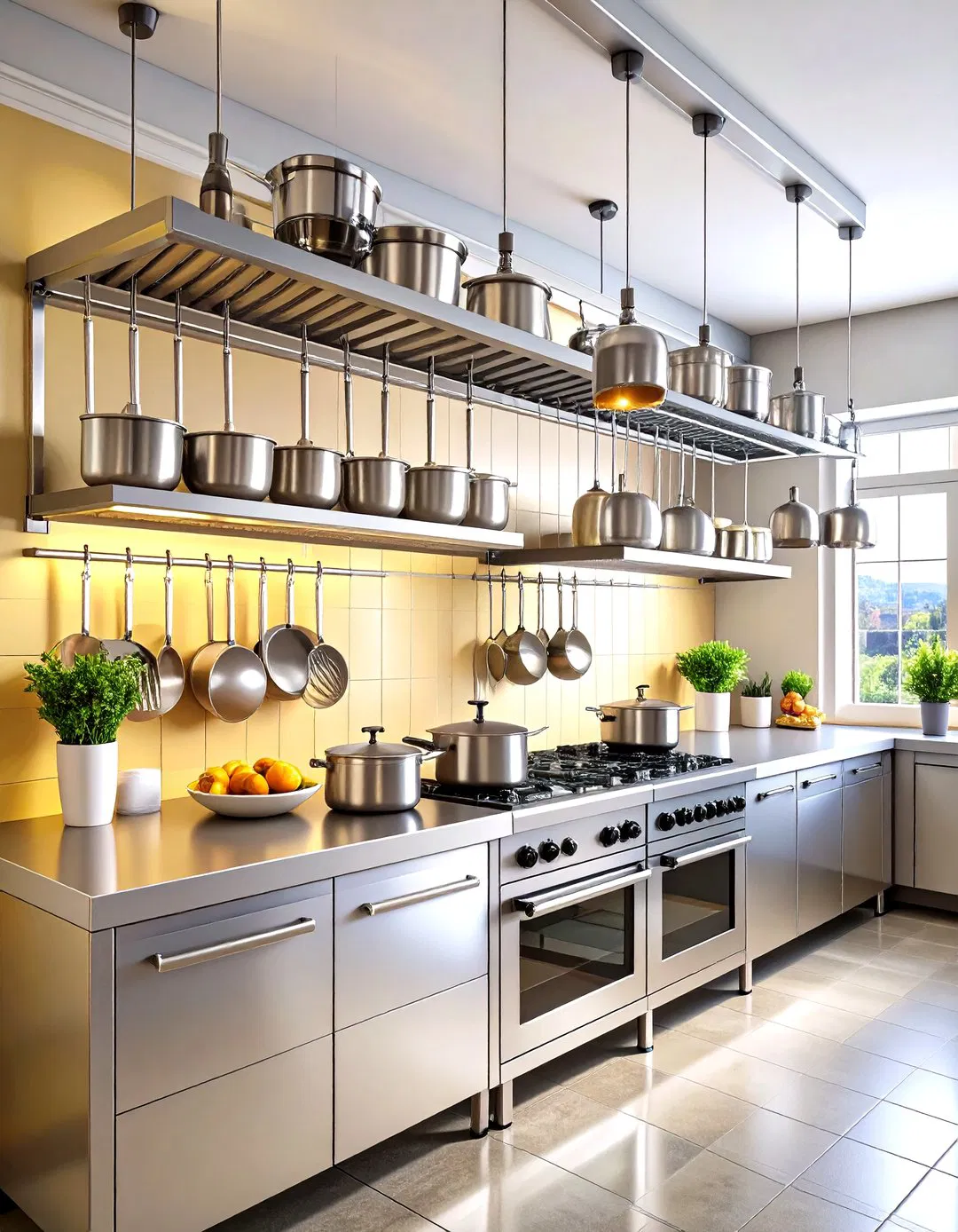 Kitchen Rail Suspension Systems - 24 Wall Storage Ideas